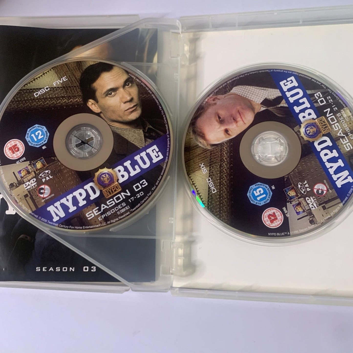 NYPD Blue: The Complete Season 3 (DVD, 1993) Region 2