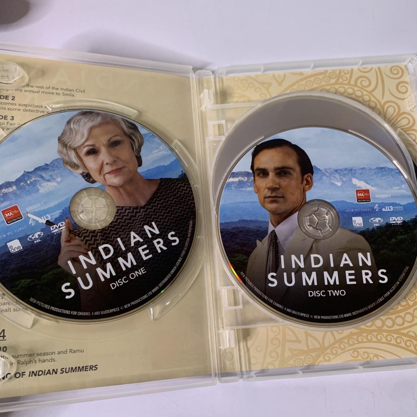Indian Summers : Season 1 (DVD, 2015, 4-Discs) Region 4