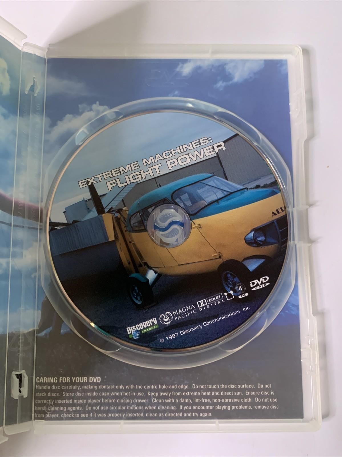 Extreme Machines: Flight Power (DVD, 2003) Discovery Channel Documentary Region4