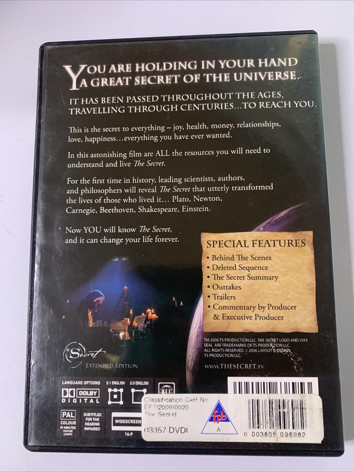 The Secret (DVD, 2006) Bob Proctor, Joe Vitale Documentary All Regions