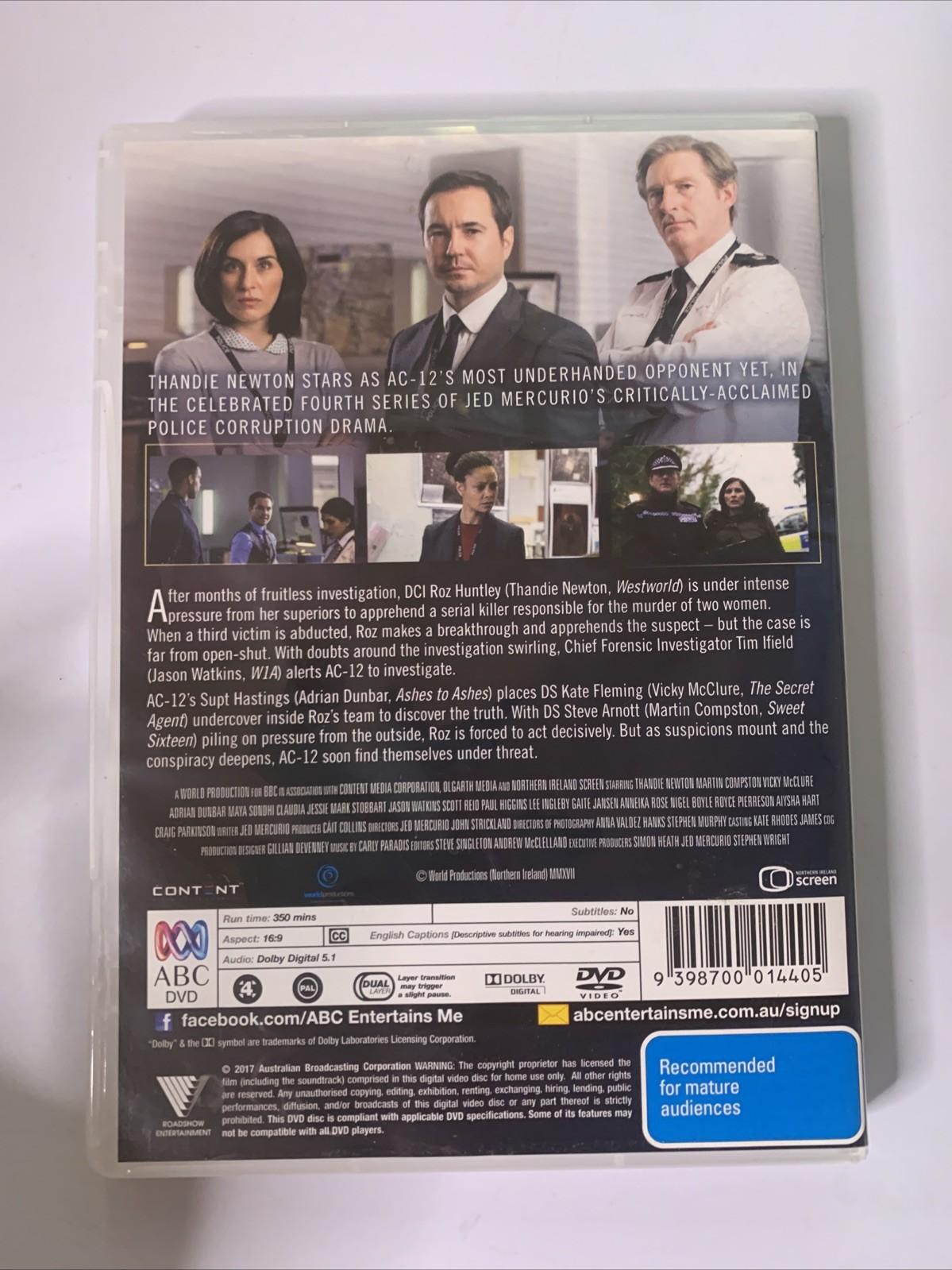 Line Of Duty : Season 4 (DVD, 2015) Region 4