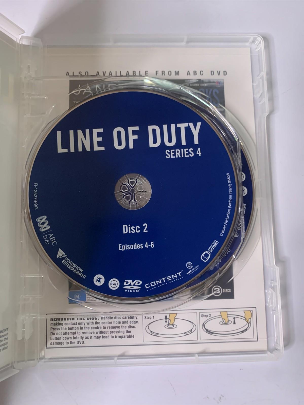 Line Of Duty : Season 4 (DVD, 2015) Region 4
