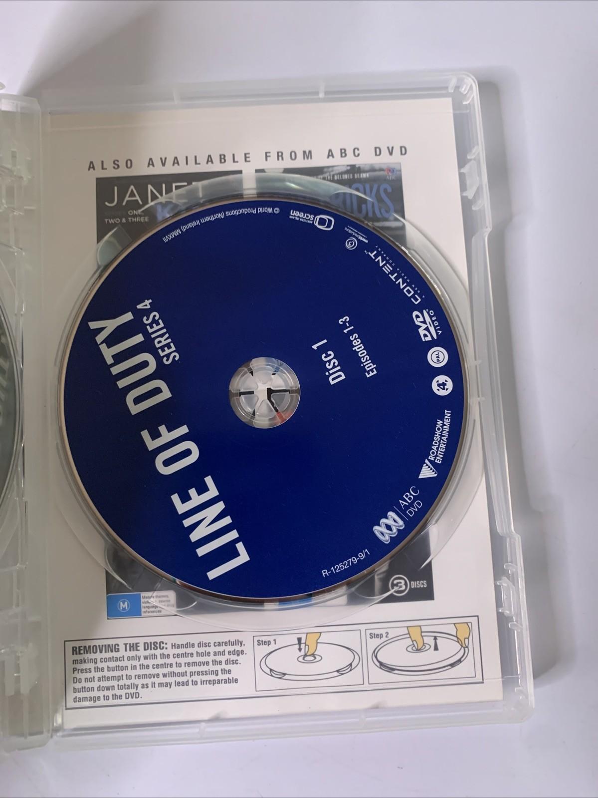 Line Of Duty : Season 4 (DVD, 2015) Region 4