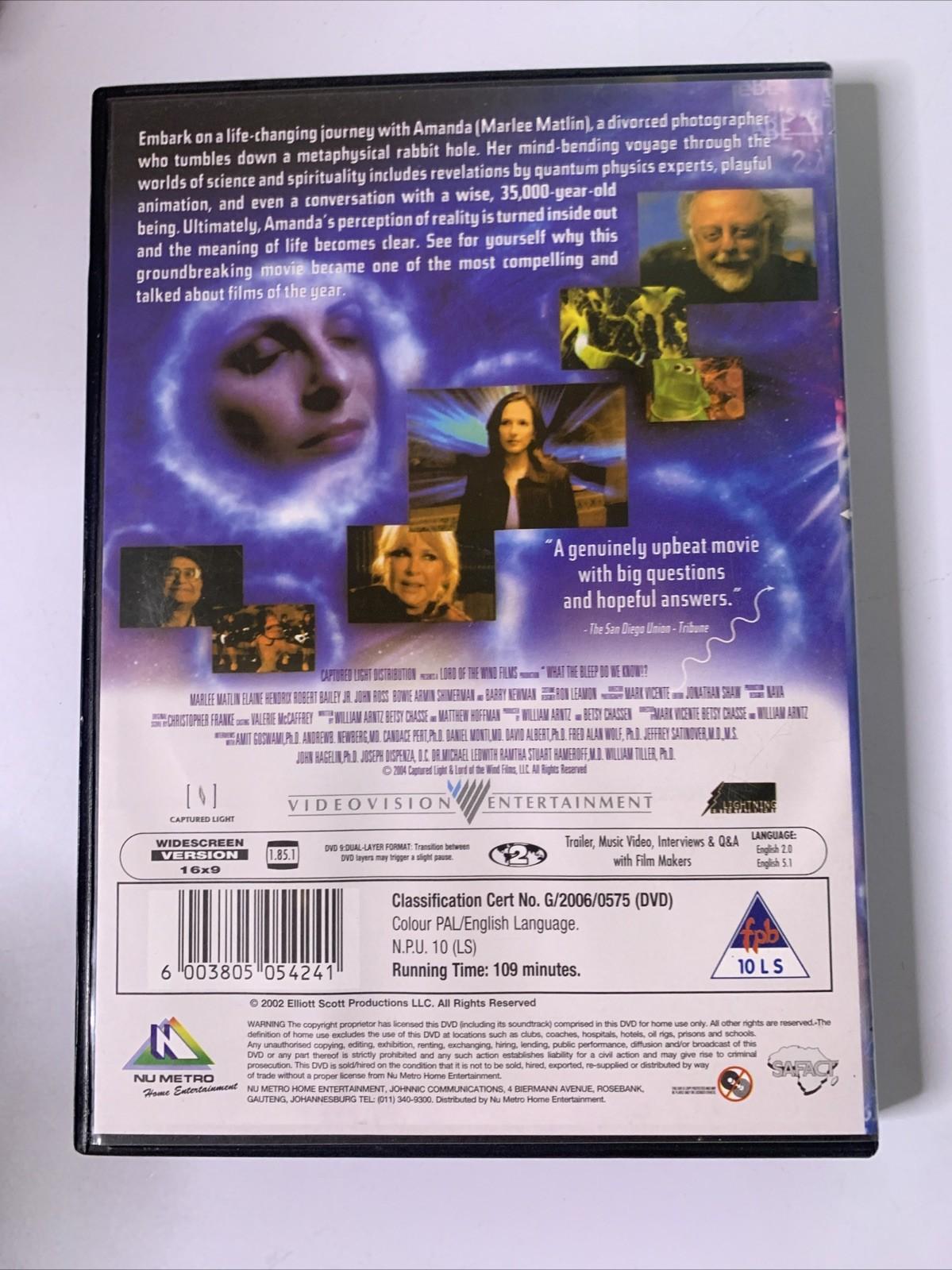 What the Bleep Do We Know! (DVD, 2004) Marlee Matlin Region 2