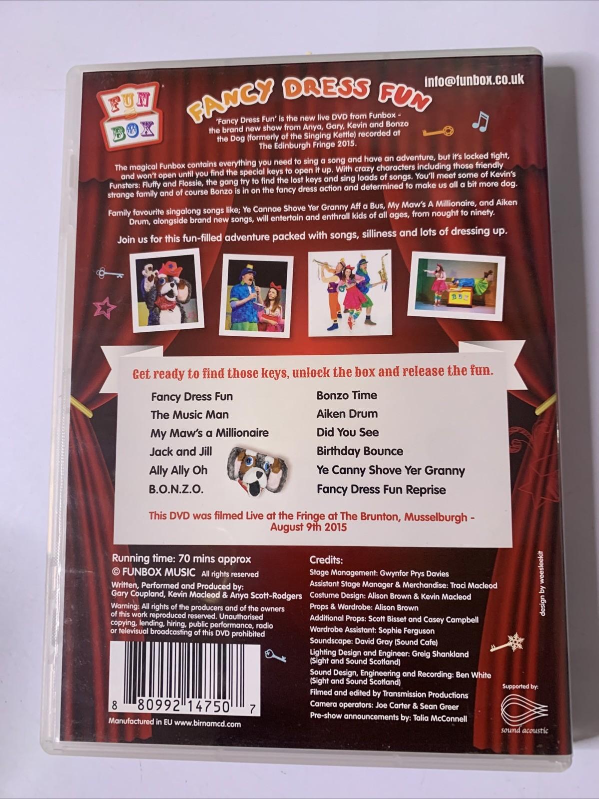 Funbox Fancy Dress Fun (DVD, 2015) At The Edinburgh Fringe  All Regions