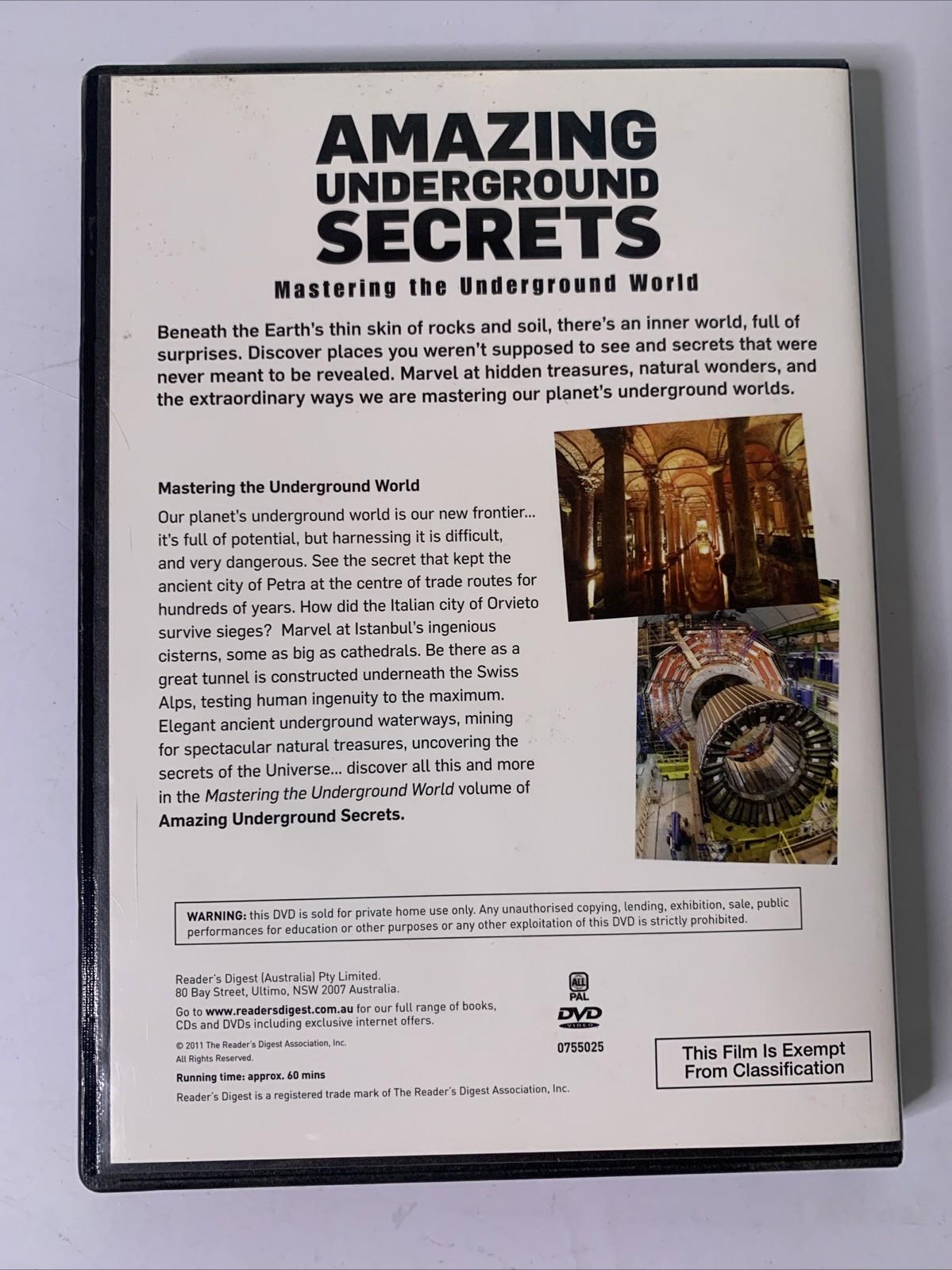 Amazing Underground Secrets (DVD, 2011) Documentary All Regions