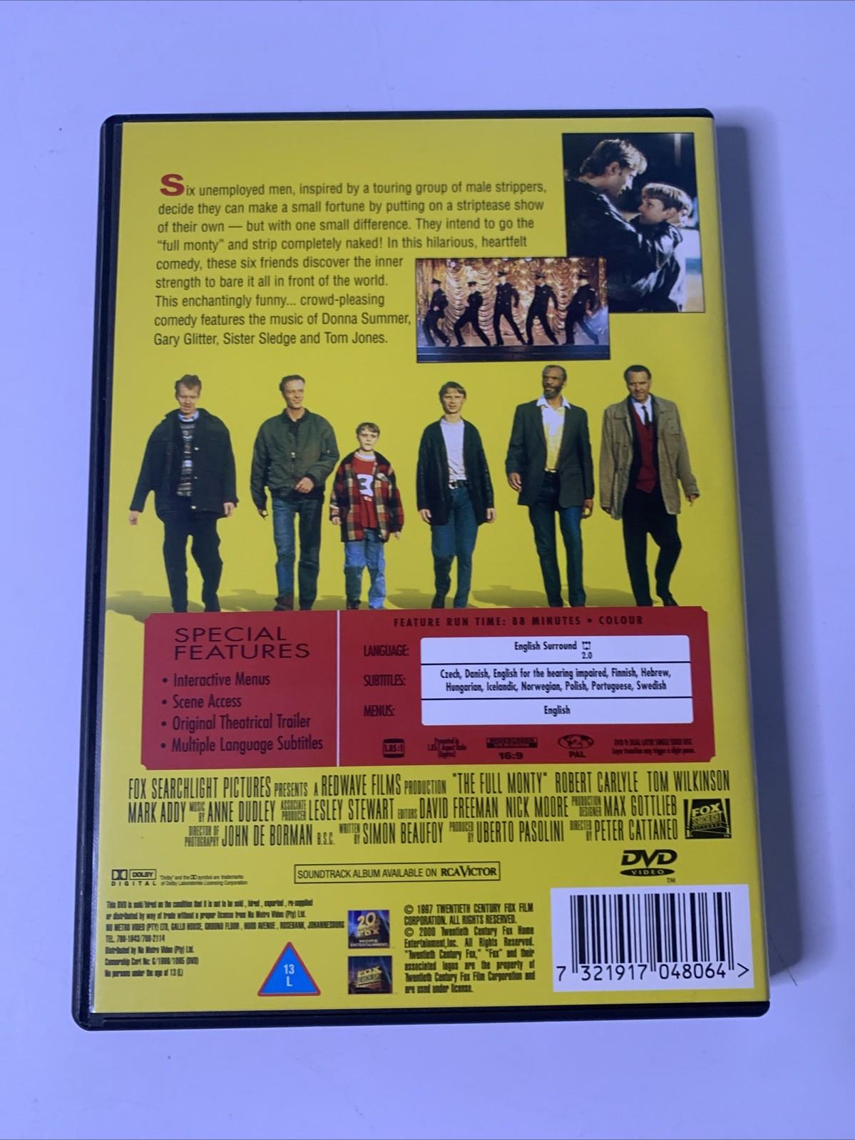 The Full Monty (DVD, 1997) Tom Wilkinson, Mark Addy, Robert Carlyle Region 4