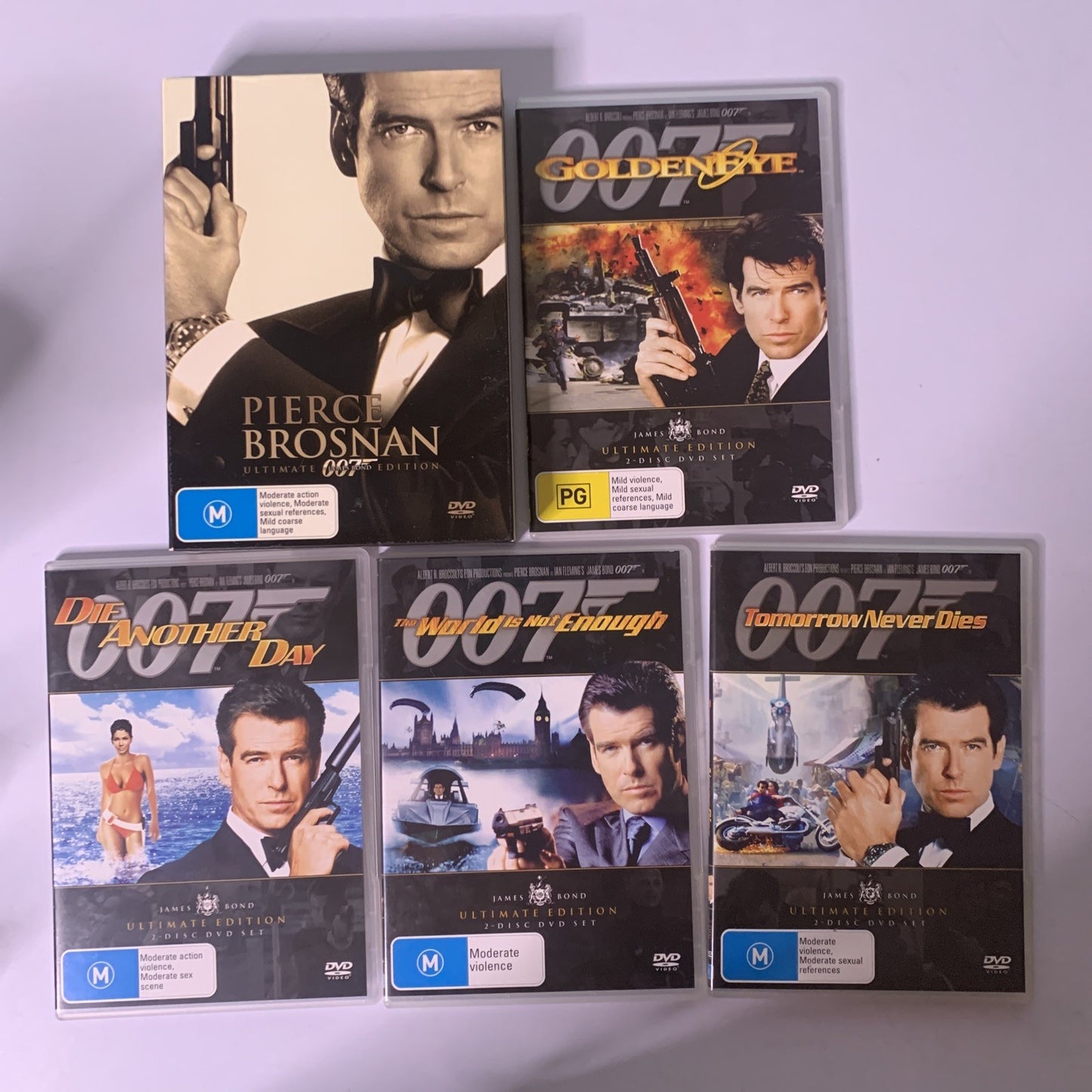 Ultimate James Bond Collection: Pierce Brosnan (DVD, 1995, 6-Discs) Region 4