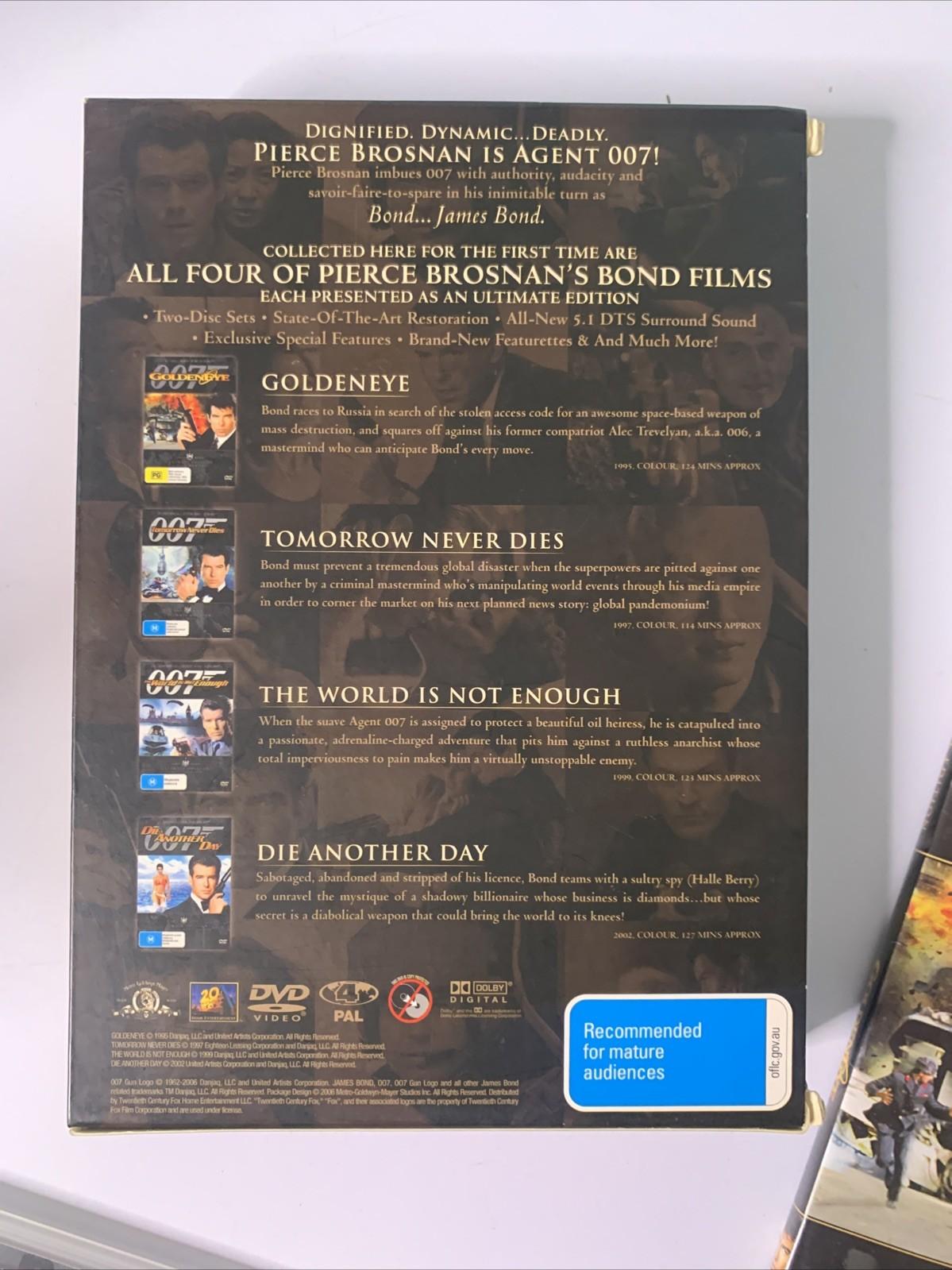 Ultimate James Bond Collection: Pierce Brosnan (DVD, 1995, 6-Discs) Region 4