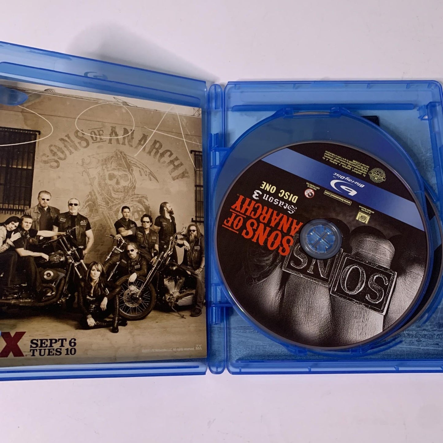 Sons Of Anarchy: Season 3 (Blu-Ray, 2011) Region A