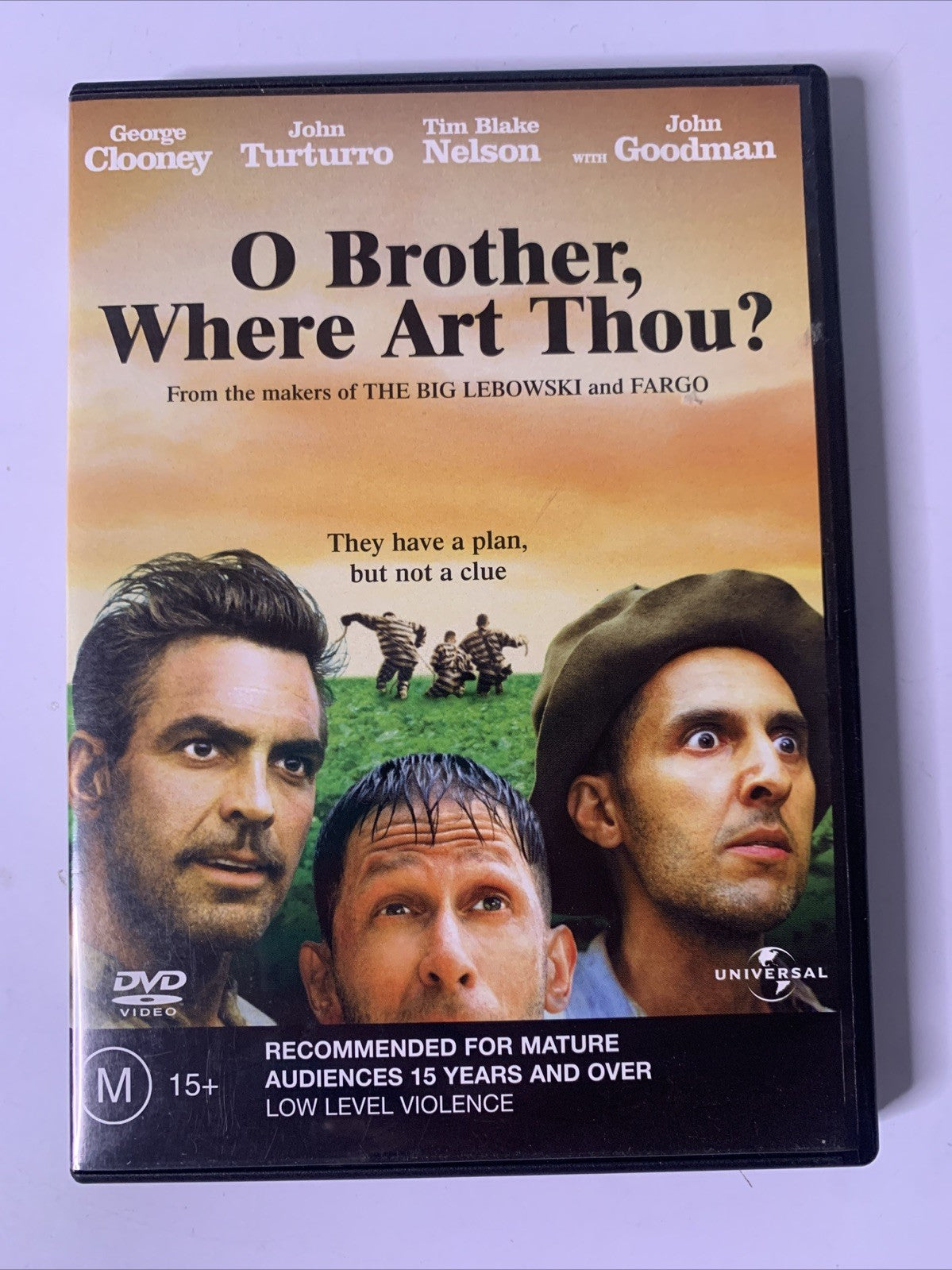 O Brother, Where Art Thou? (DVD, 2000) George Clooney, John Turturro Region 4