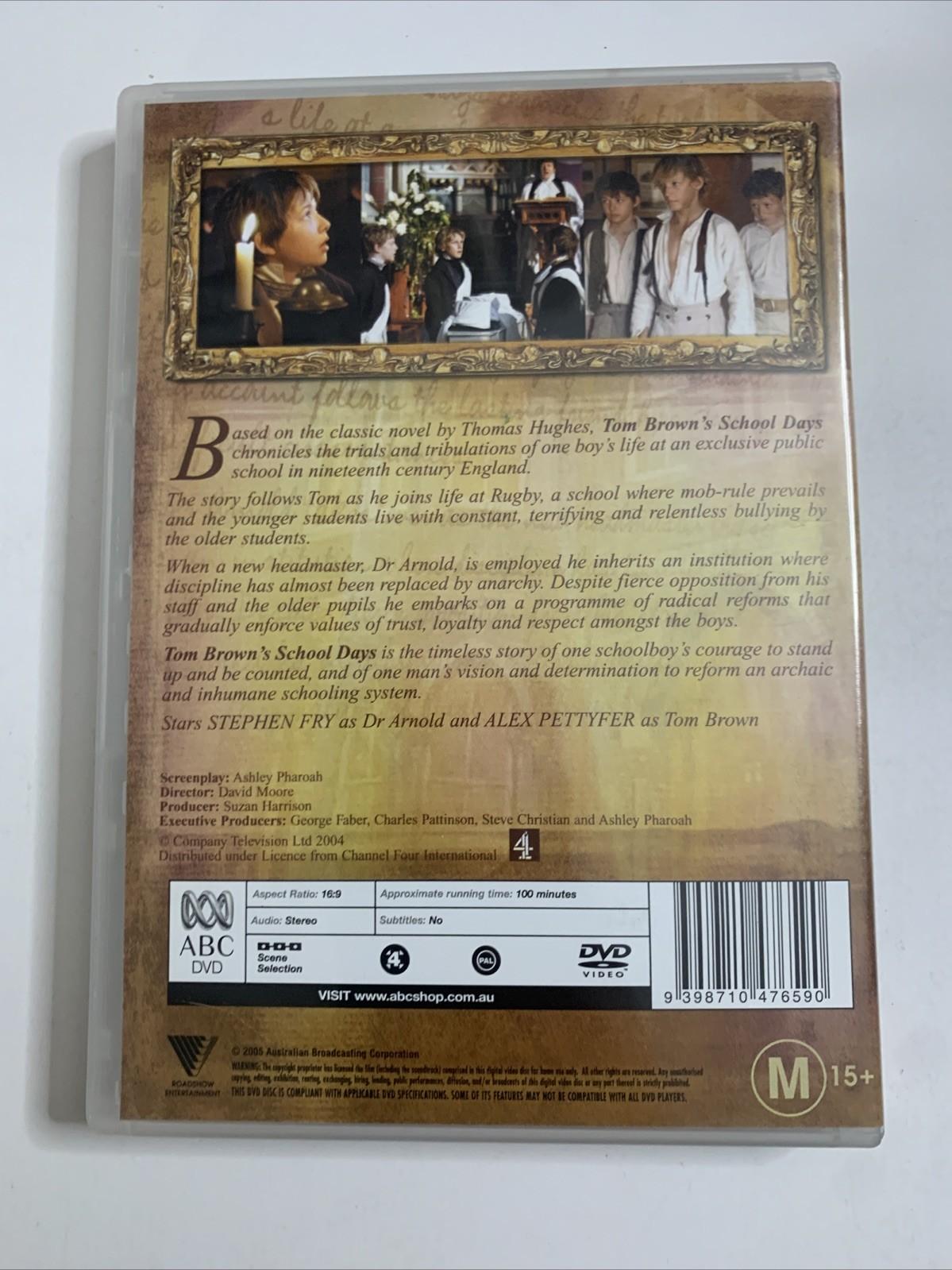 Tom Brown's School Days (DVD, 2004) Stephen Fry, Alex Pettyfer  Region 4