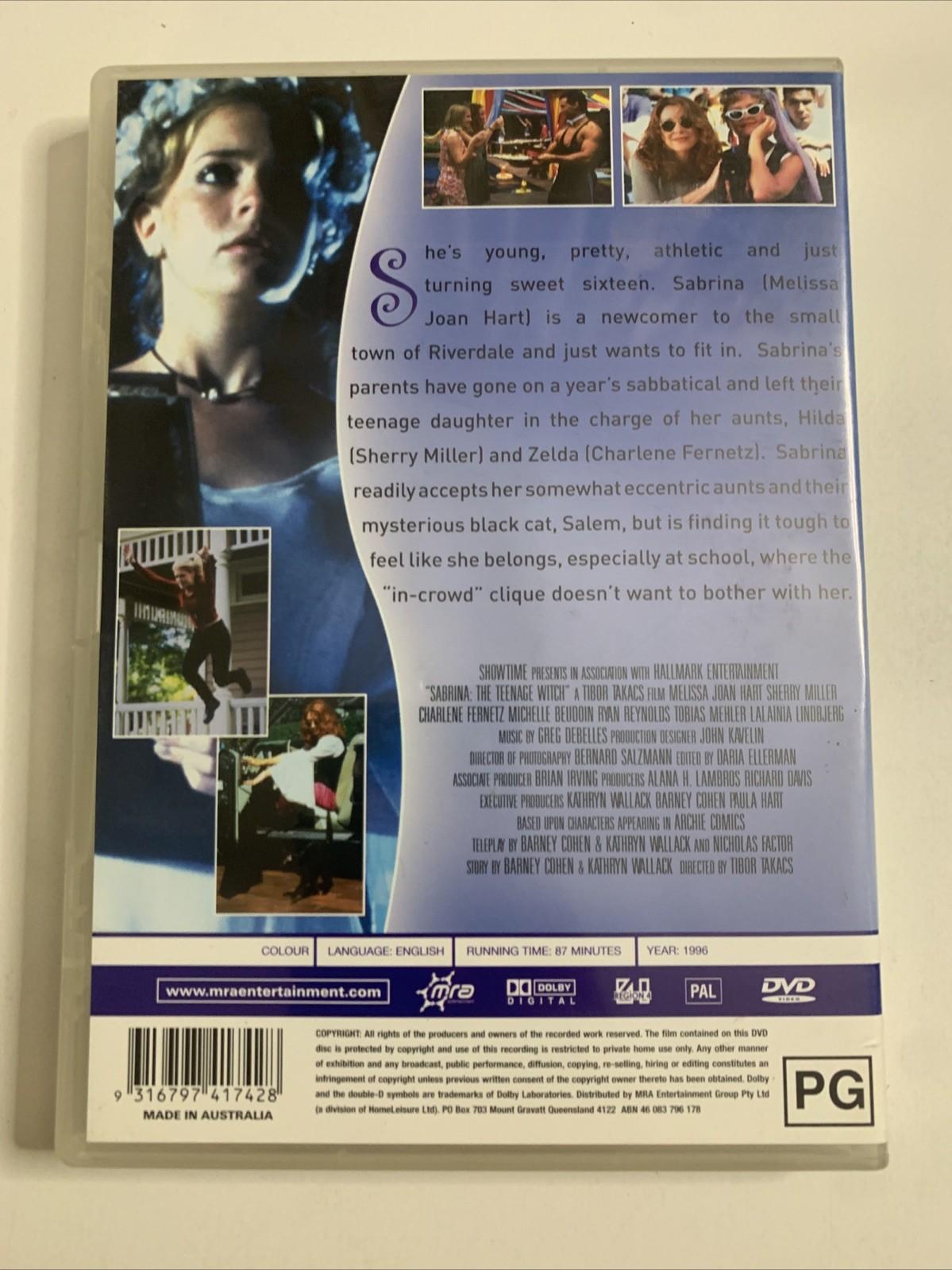 Sabrina The Teenage Witch Movie (DVD, 1996) Melissa Joan Hart  Region 4