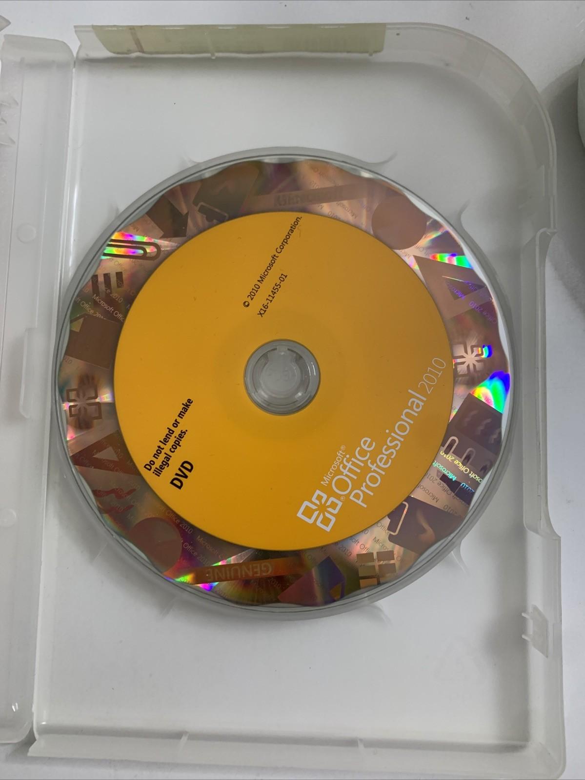 Microsoft Office Professional 2010 DVD for Windows