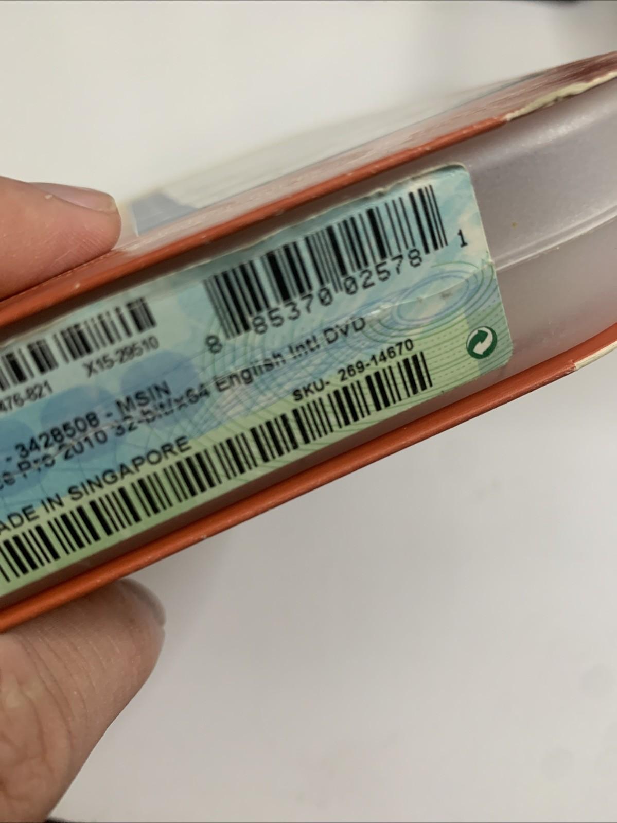 Microsoft Office Professional 2010 DVD for Windows