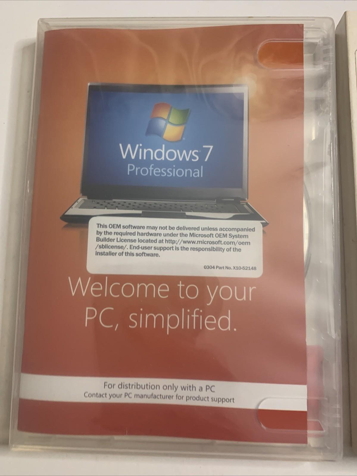 Microsoft Windows 7 Professional SP1 32-Bit DVD Operation System
