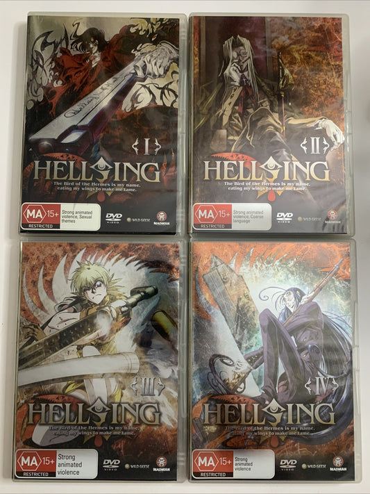 Hellsing Ultimate : Collection 1 : Eps 1-4 (DVD, 2005) Anime Region 4