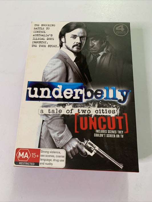 Underbelly: A Tale Of Two Cities Uncut (DVD, 2008, 4-Discs) Region 4