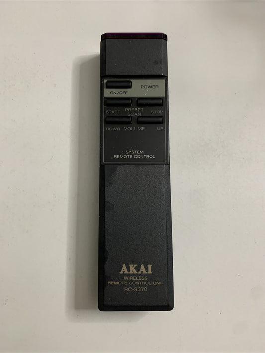 Genuine Akai RC-S370 Wireless Remote Control For Akai Stereo System
