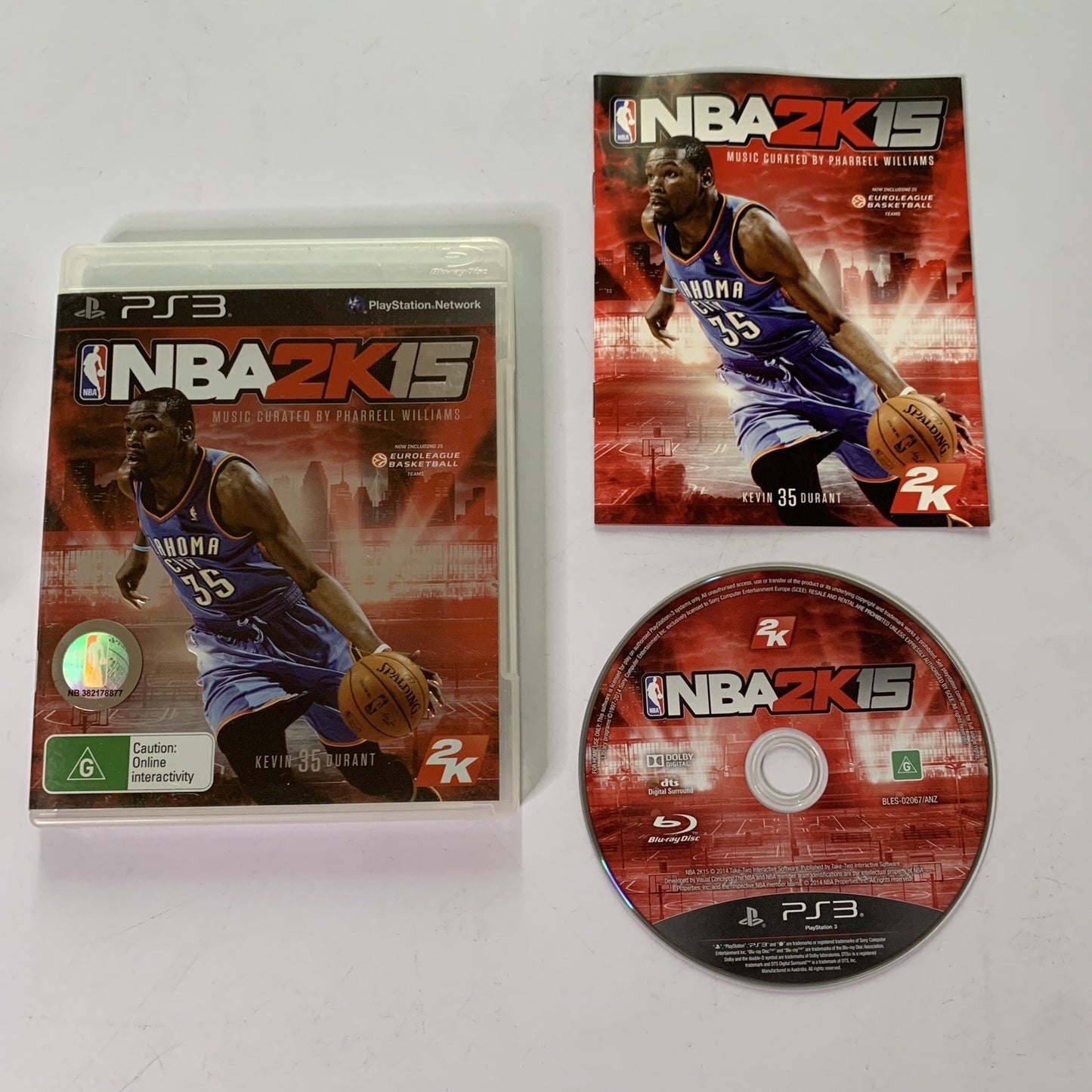NBA 2K15 Sony PlayStation 3 PS3 Game Complete