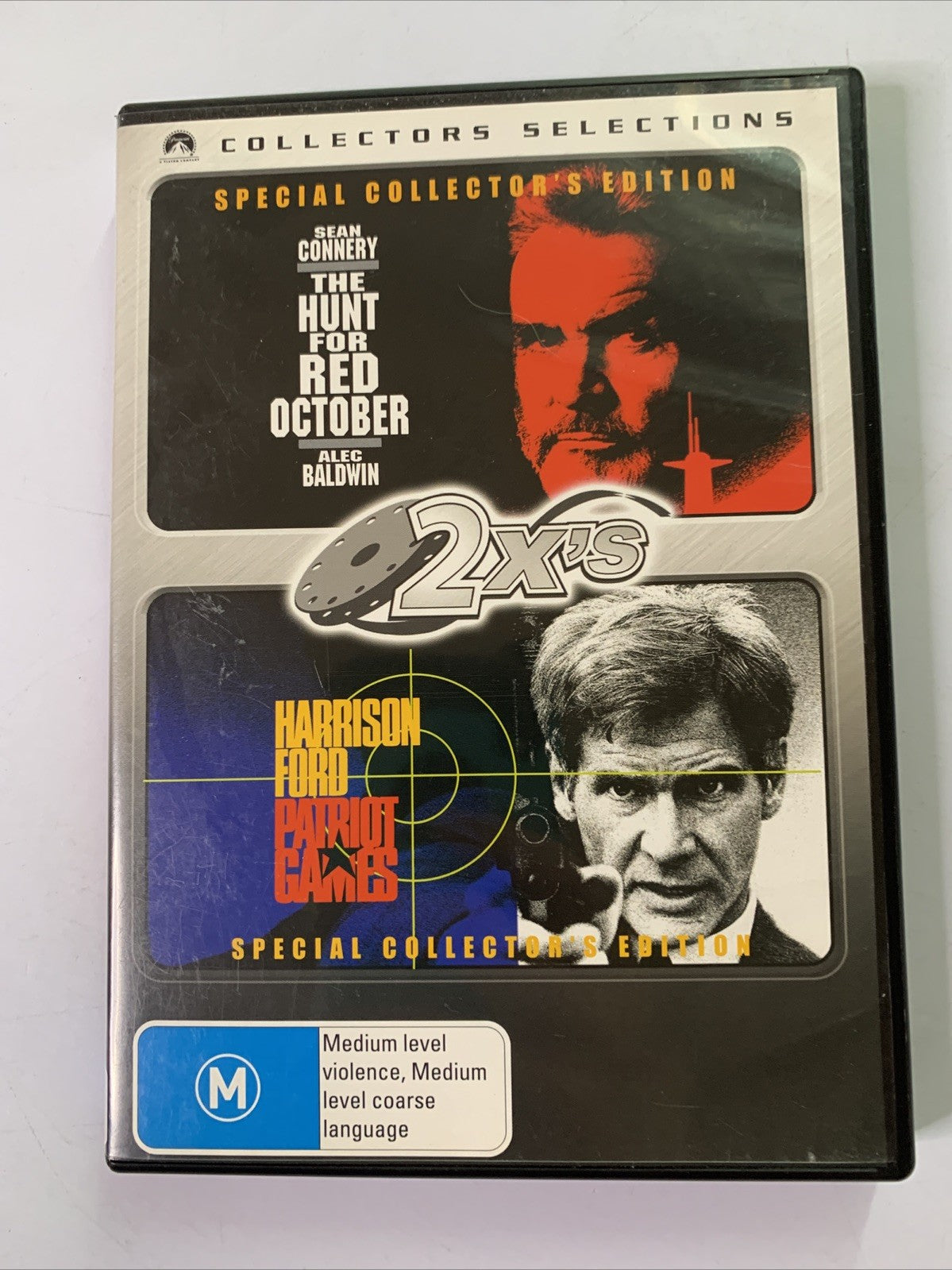 The Hunt For Red October / Patriot Games (DVD, 1990) Harrison Ford Region 4