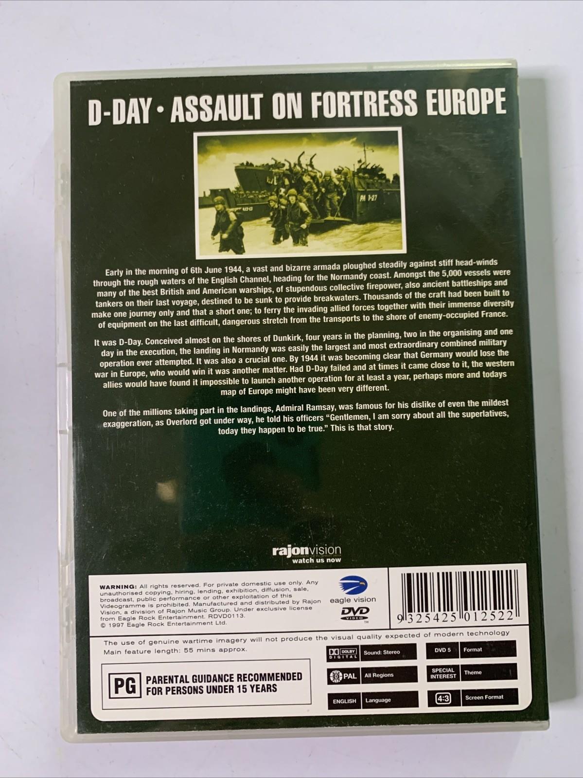The War File: D-Day Assault On Fortress Europe (DVD, 1990) All Regions