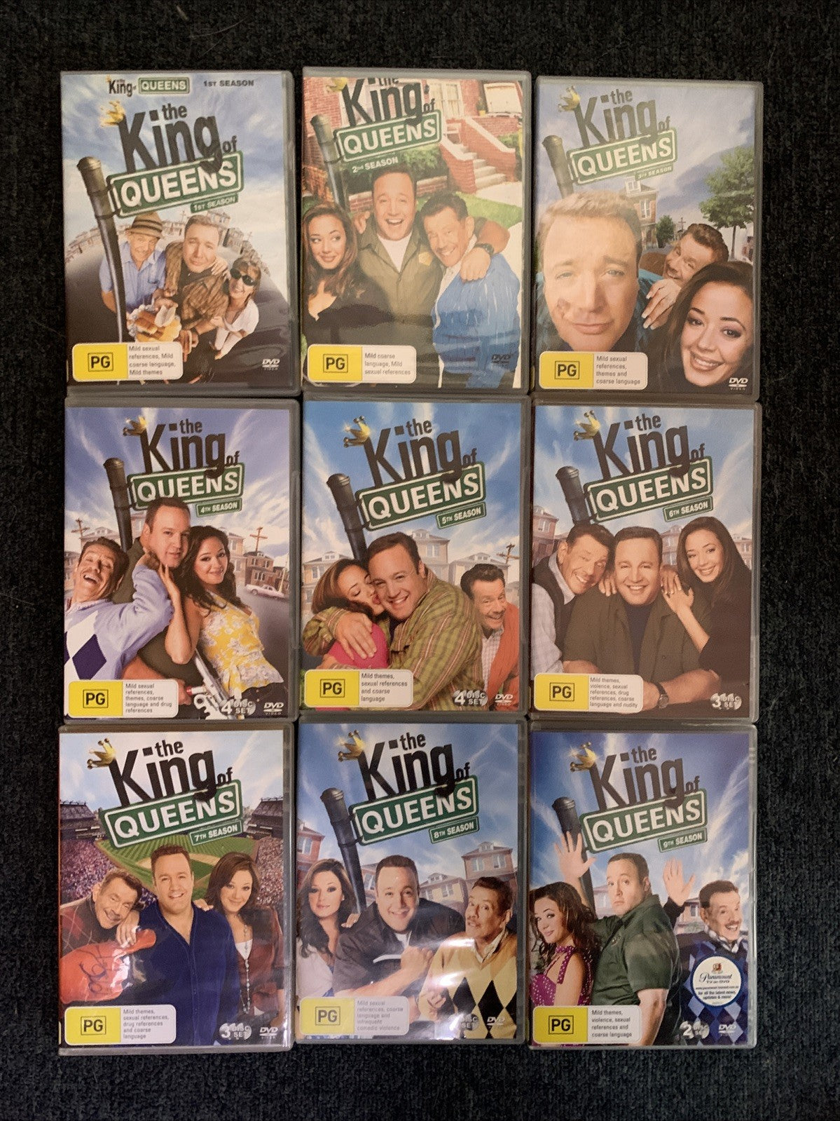 The King Of Queens : The Complete Seasons 1-9 Set (DVD, 1998) Region 4