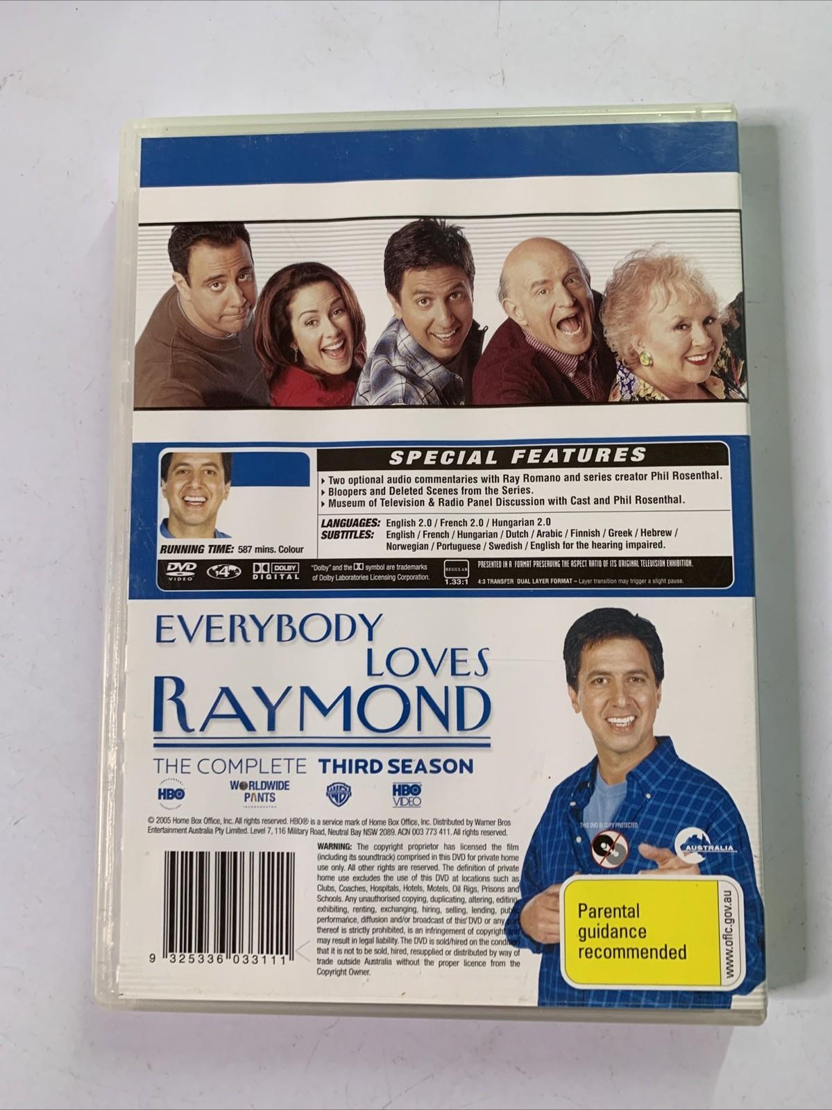 Everybody Loves Raymond: The Complete Season 3 (DVD, 5-Discs) Region 4