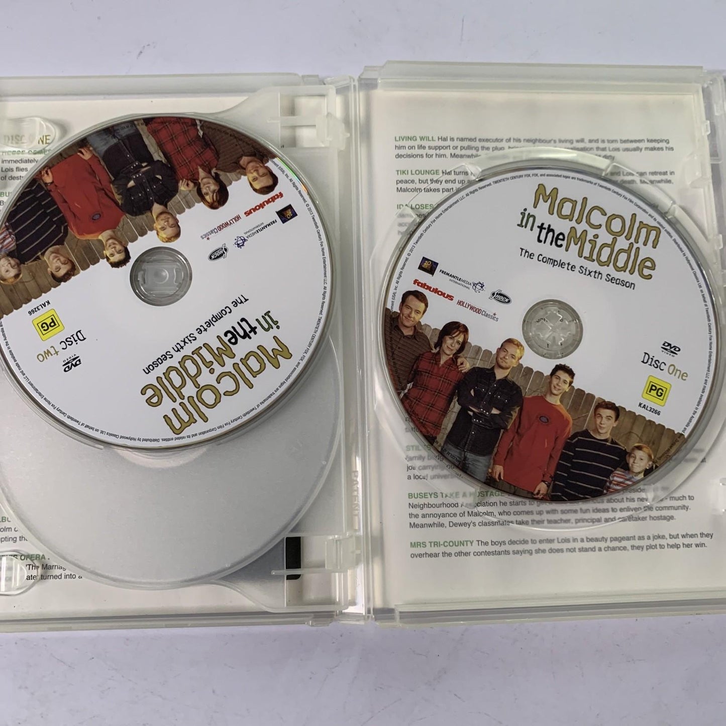 Malcolm In The Middle : The Complete Season 6 (DVD, 2005) Region 4