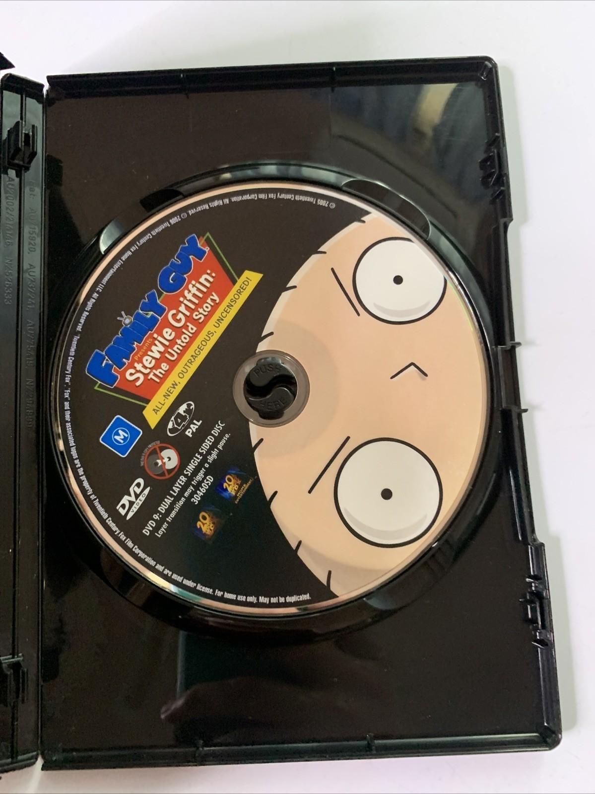 Family Guy Presents Stewie Griffin: The Untold Story (DVD, 2005) Region 4