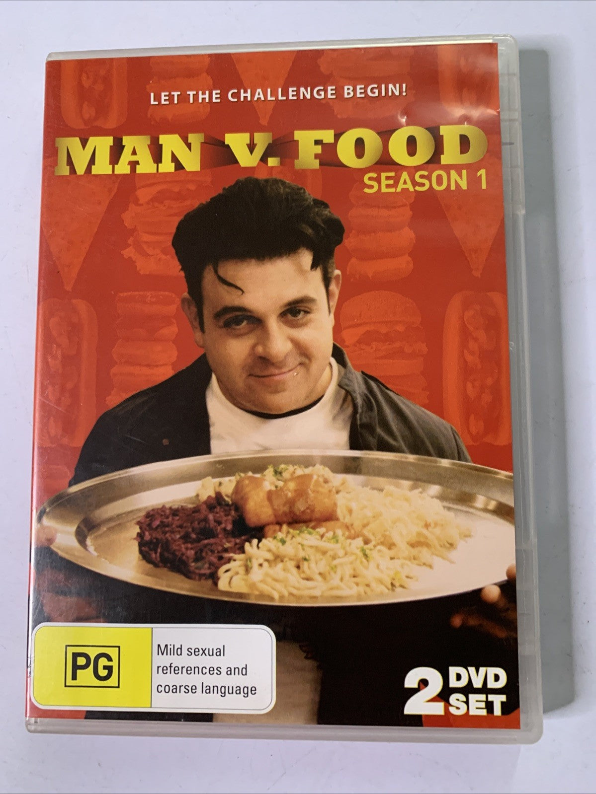 Man V Food:  Season 1  (DVD, 2010, 2-Disc Set) Adam Richman  Region 4