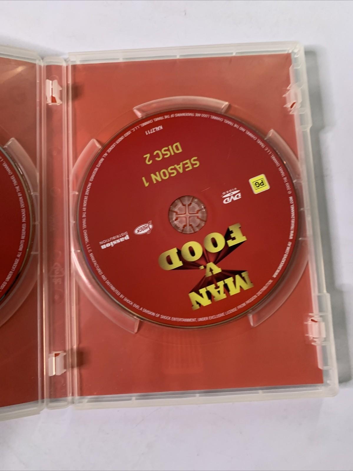 Man V Food:  Season 1  (DVD, 2010, 2-Disc Set) Adam Richman  Region 4