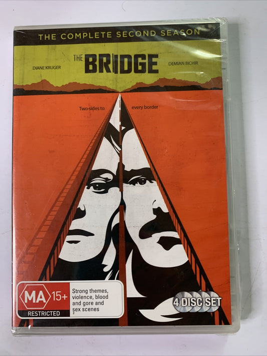 The Bridge : Season 2 (DVD, 2014, 4-Discs) Region 4  NEW Sealed