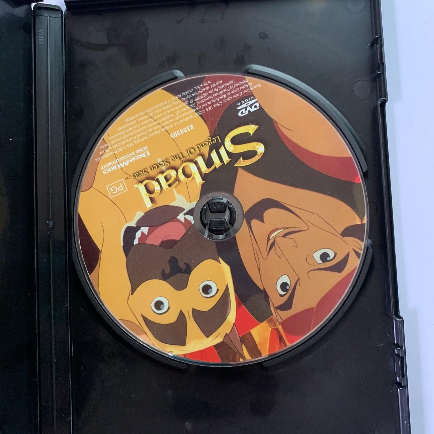 Sinbad: Legend Of The Seven Seas (DVD, 2003) Animated Film Region 4 &2