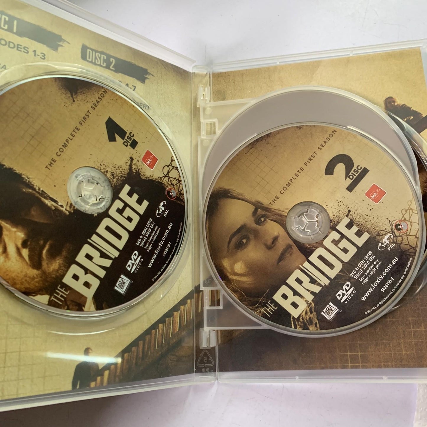 The Bridge : The Complete Season 1 (DVD, 2013, 4-Discs) Region 4