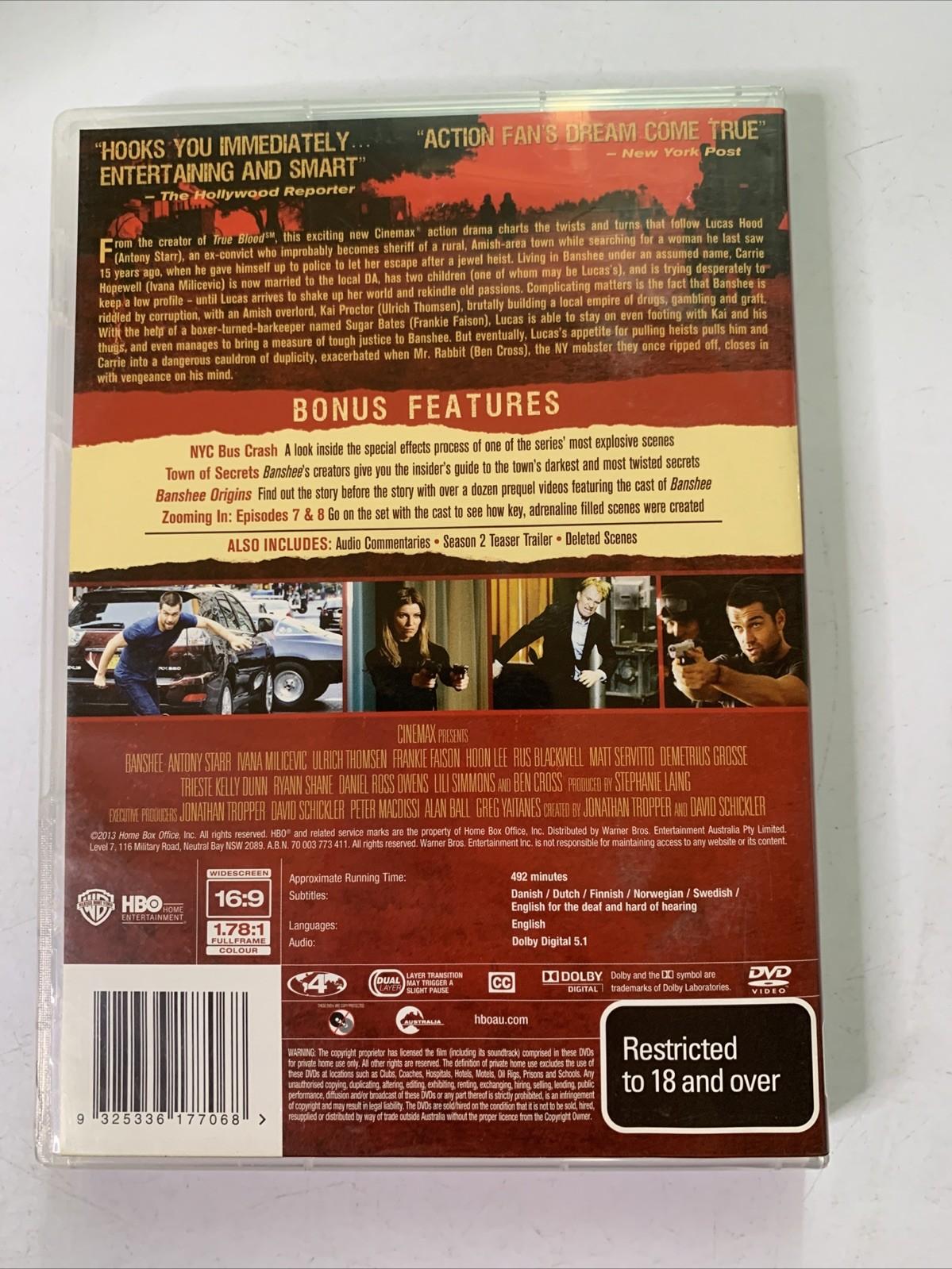 Banshee : The Complete Season 1 (DVD, 2013) Region 4