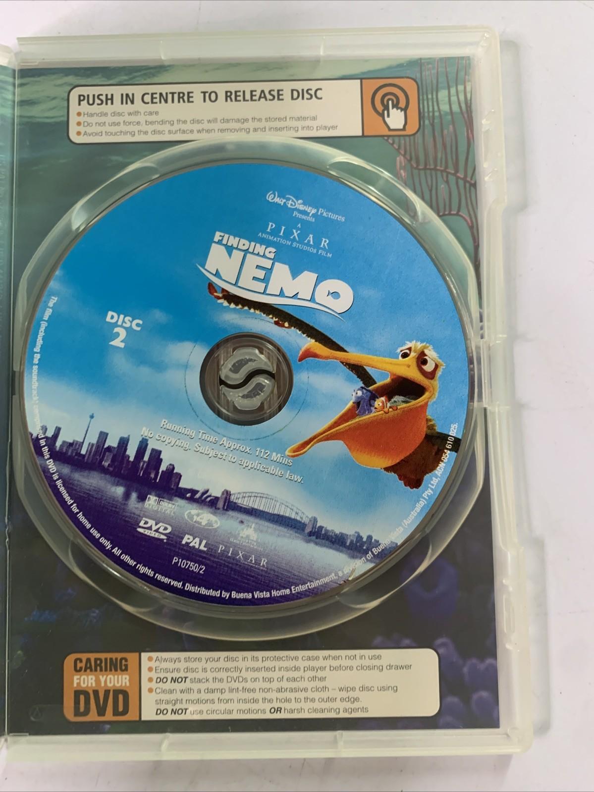 Finding Nemo (DVD, 2003, 2-Discs) Collector's Edition Region 4