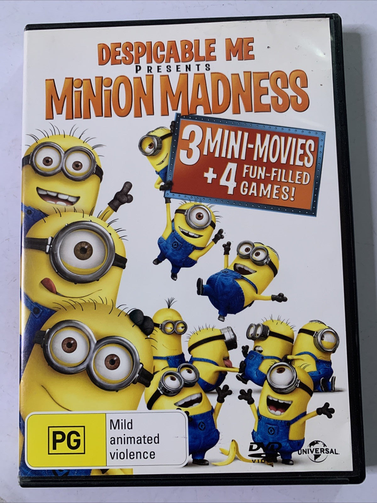 Despicable Me Presents Minion Madness (DVD, 2013) Region 4 &2