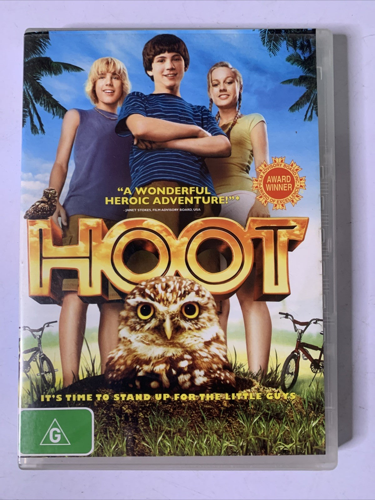 Hoot (DVD, 2006) Logan Lerman, Luke Wilson, Cody Linley, Brie Larson Region 4