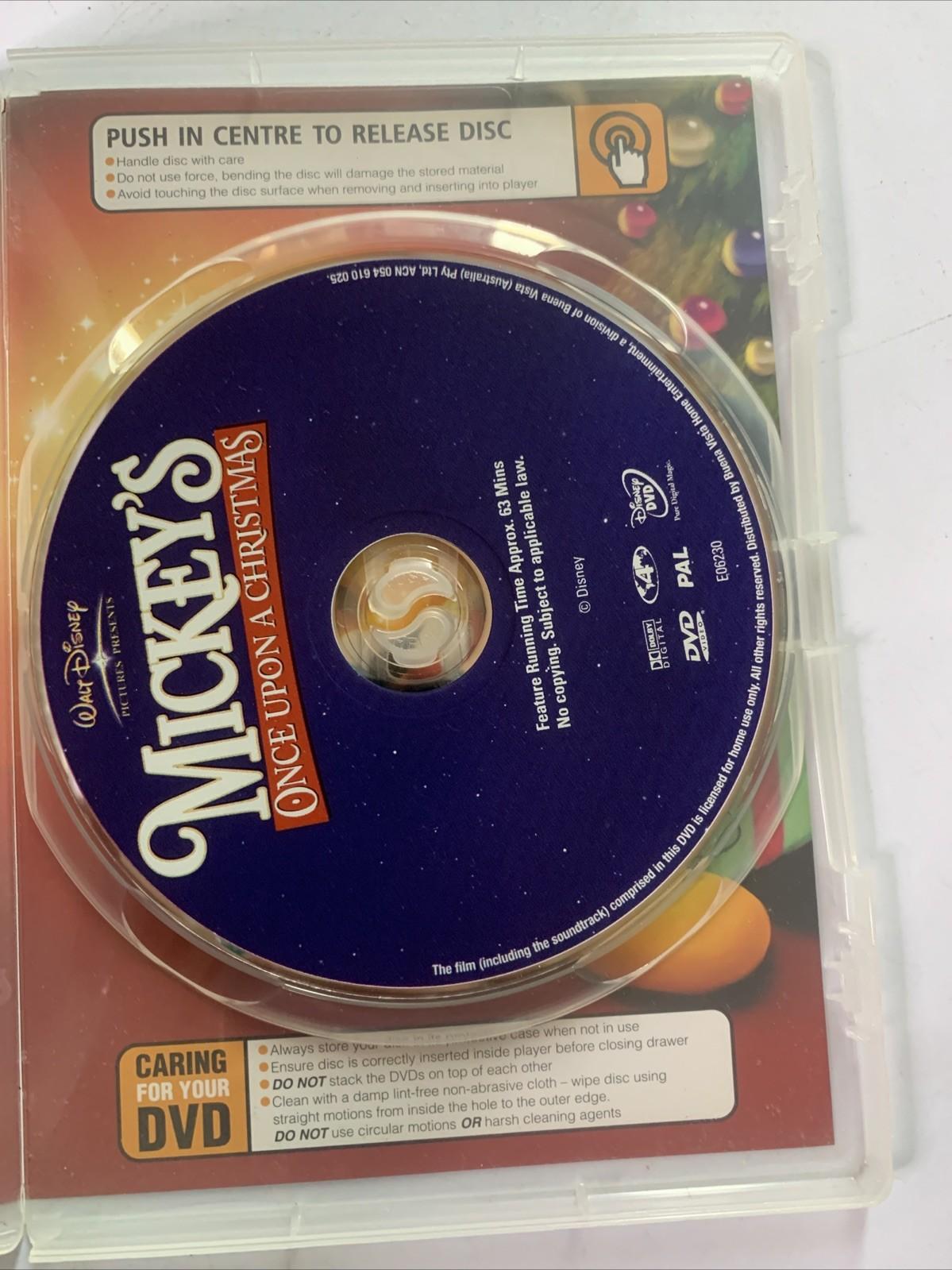 Mickey's Once Upon A Christmas (DVD, 1999) Disney Animated Film Region 4