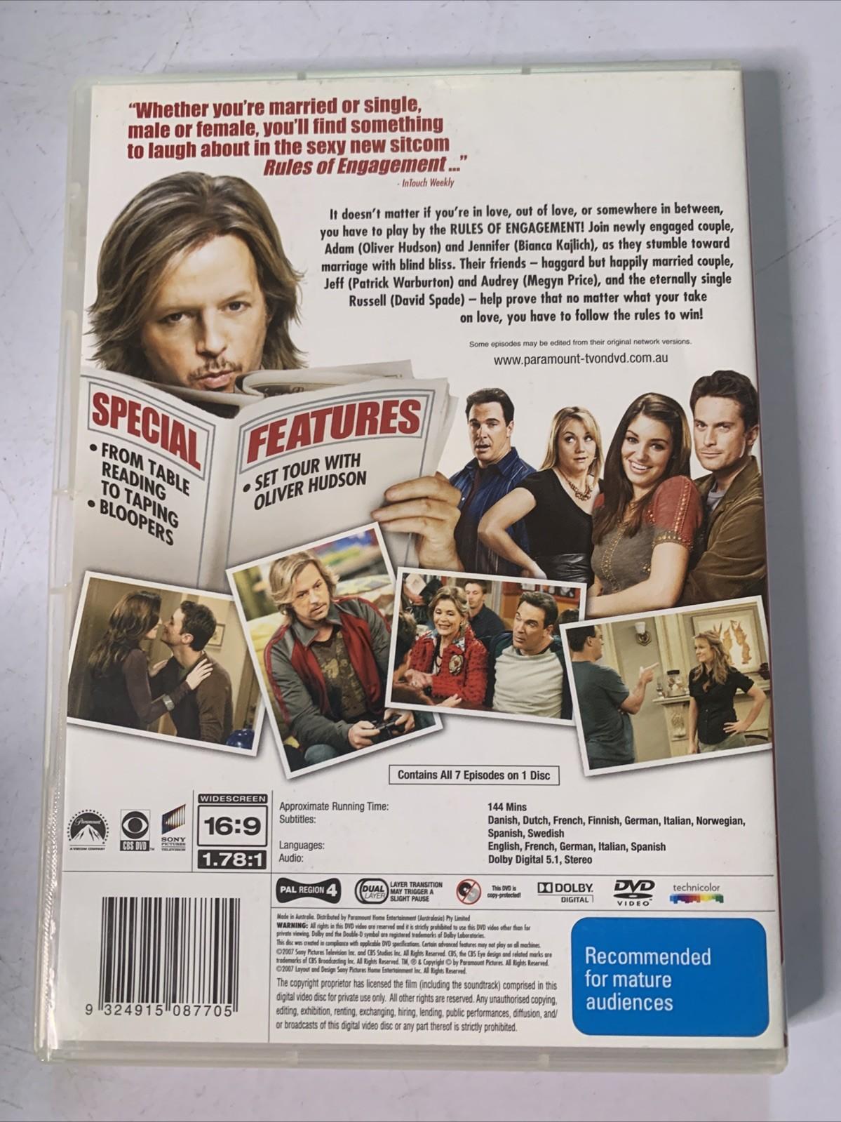 Rules Of Engagement : Season 1 (DVD, 2007) Region 4