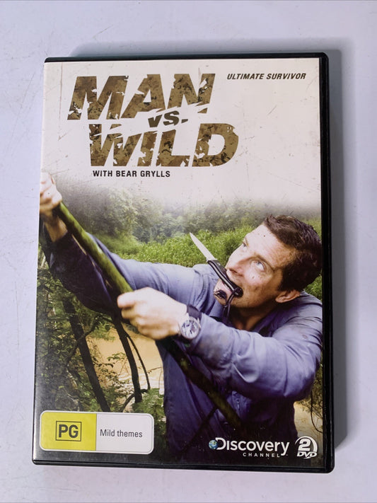 Man Vs Wild: Ultimate Survivor (DVD, 2007, 2-Disc) Bear Grylls  Region 4