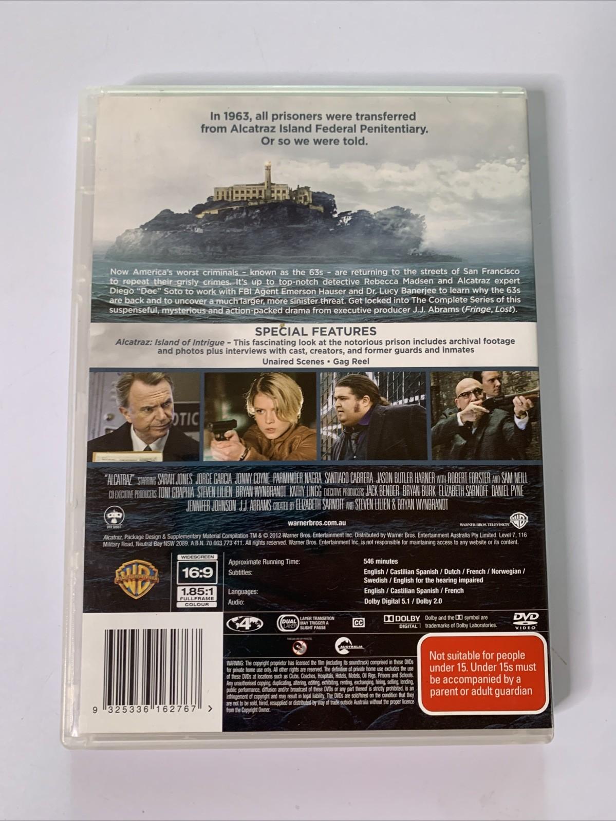 Alcatraz : The Complete Season 1 (DVD, 2012, 3-Discs) Sam Neil Region 4