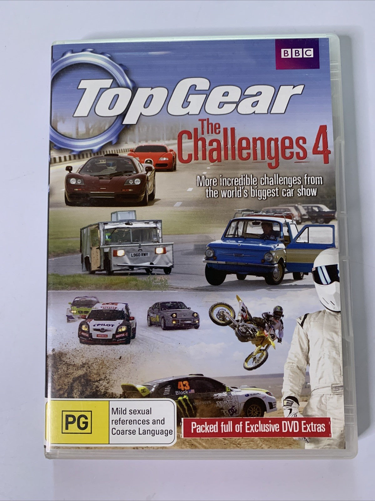 Top Gear: The Challenges 4 (DVD, 2010, 2-Discs) Jeremy Clarkson Region 4