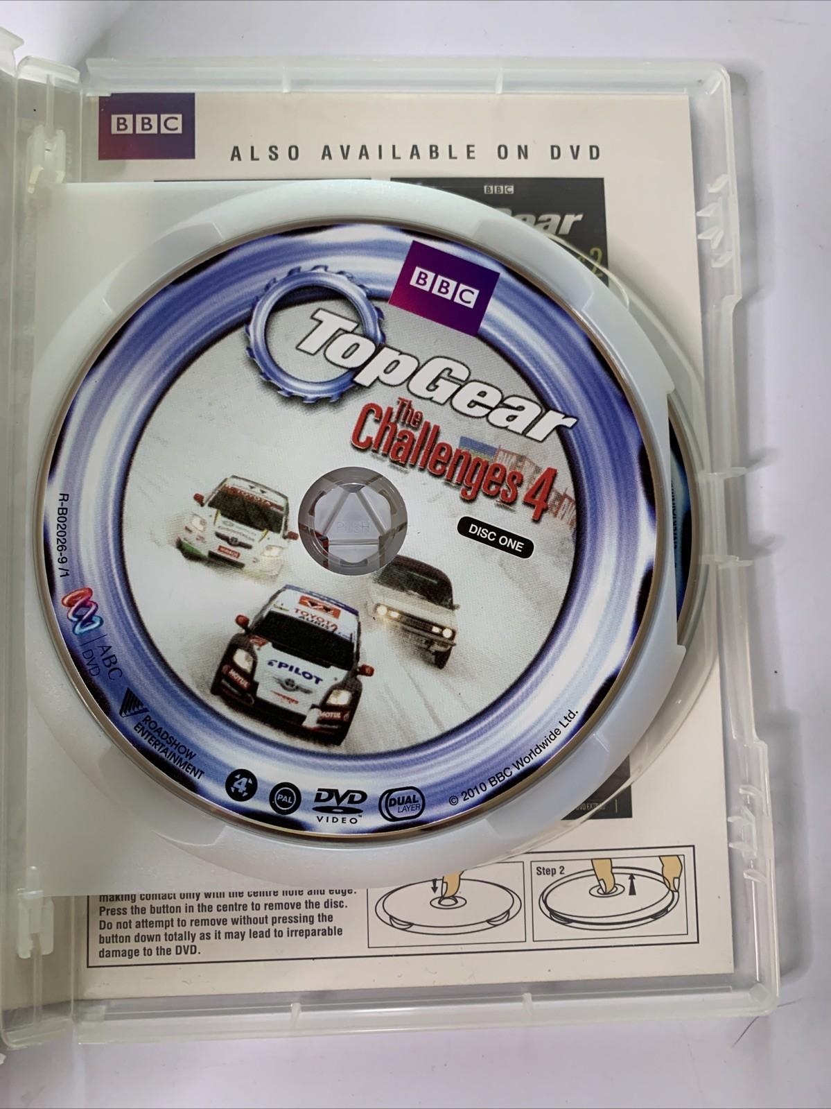 Top Gear: The Challenges 4 (DVD, 2010, 2-Discs) Jeremy Clarkson Region 4