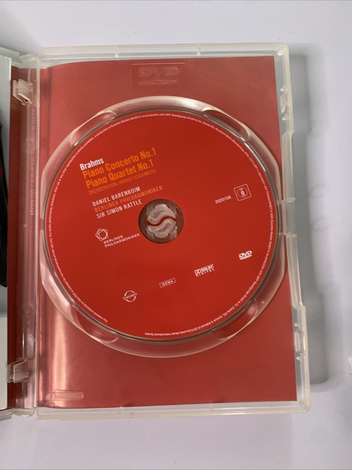 Brahms: Piano Concerto No. 1 / Piano Quartet No. 1 (DVD, 2010) All Regions