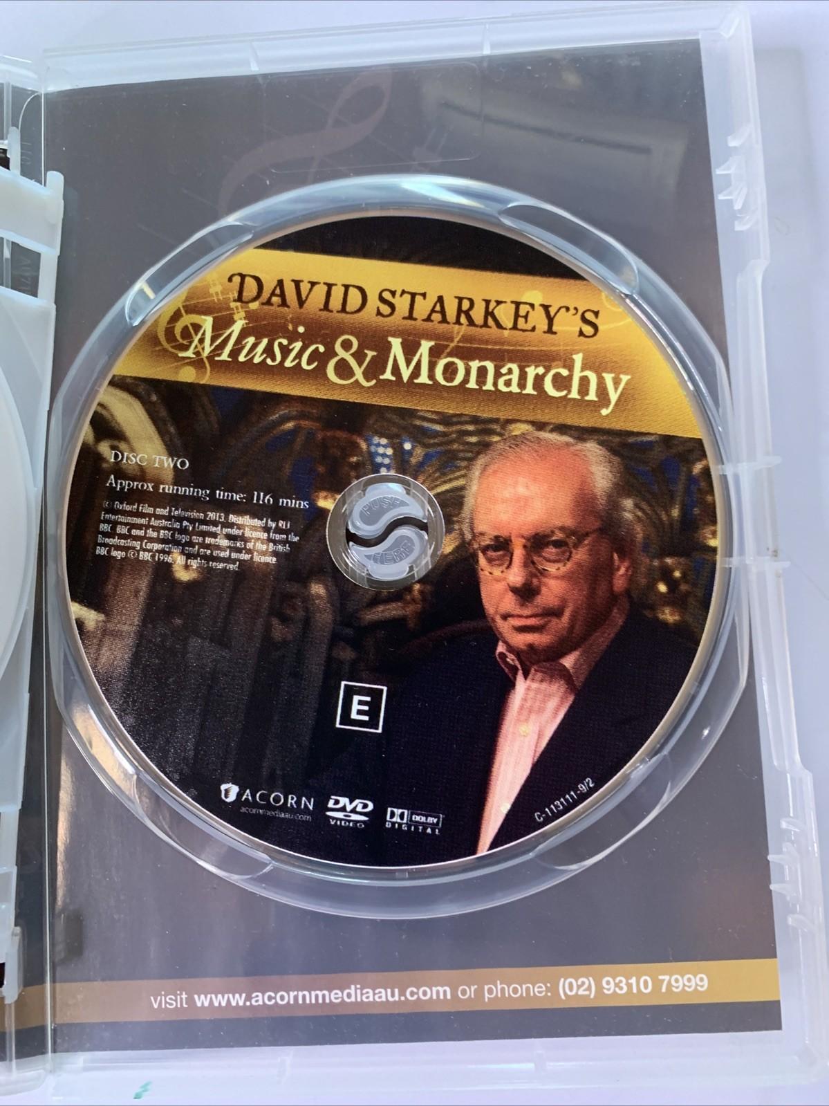 David Starkey's Music & Monarchy (DVD, 2013, 2-Discs) Region 4