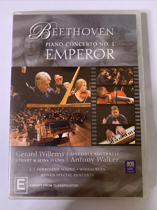 Beethoven Piano Concerto No.5 Emperor (DVD, 2004) Gerard Willems All Regions