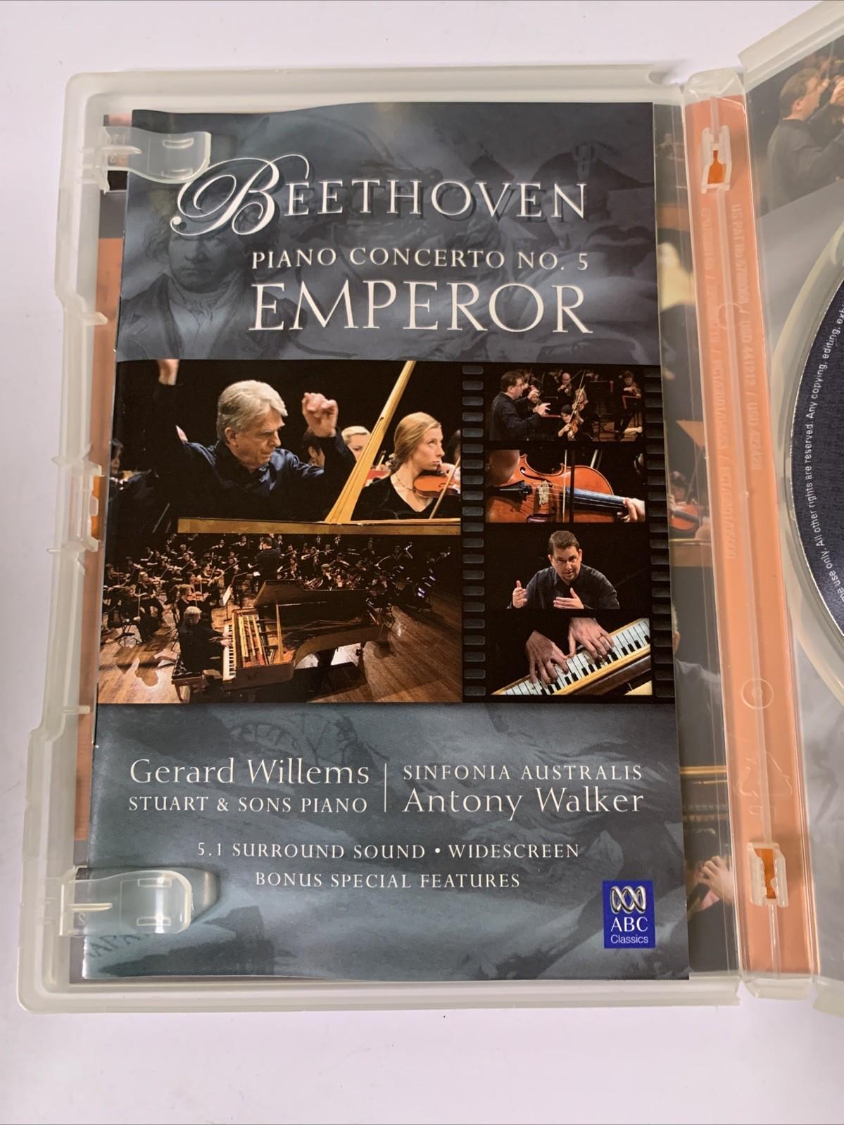 Beethoven Piano Concerto No.5 Emperor (DVD, 2004) Gerard Willems All Regions