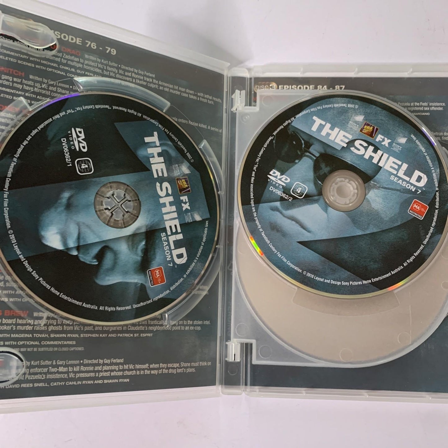 The Shield : The Complete Season 7 (DVD, 2008, 4-Discs) Region 4